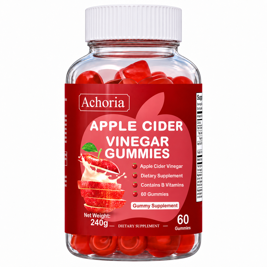 Achoria Apple Cider Vinegar Gummies – 60 Gummies, 240 g